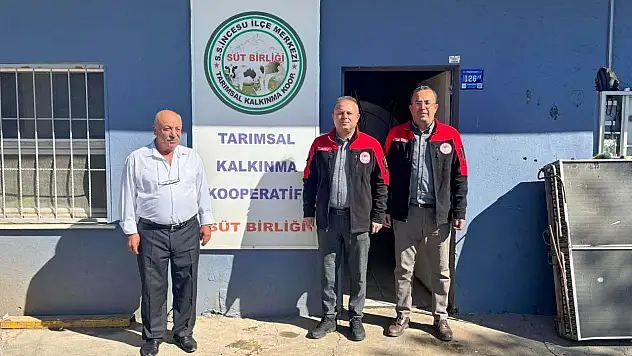 Kayseri Tarım Müdürü Saklav'dan İncesu süt birliği'ne ziyaret