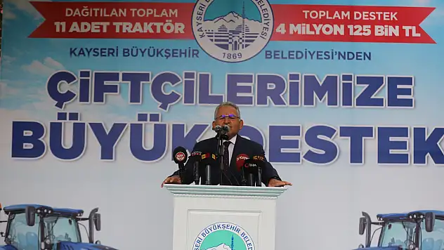 Kayseri tarımda rekor kırıyor