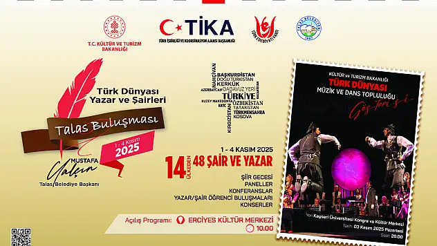 Kayseri, Türk Dünyasının Kültür Rüzgârıyla coşacak