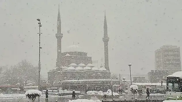 Kayseri'ye yoğun kar uyarısı