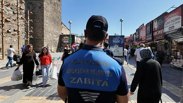 Kayseri Zabıtası'ndan bayram için 7/24 denetim
