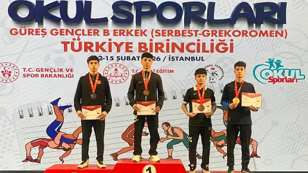 Kayserili sporculardan güreşte 2 madalya