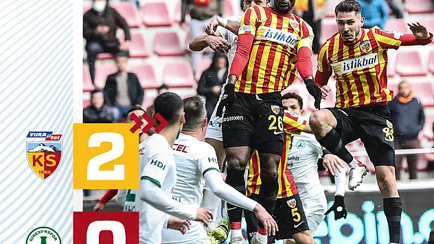 KAYSERİSPOR 2 - 1 GİRESUNSPOR