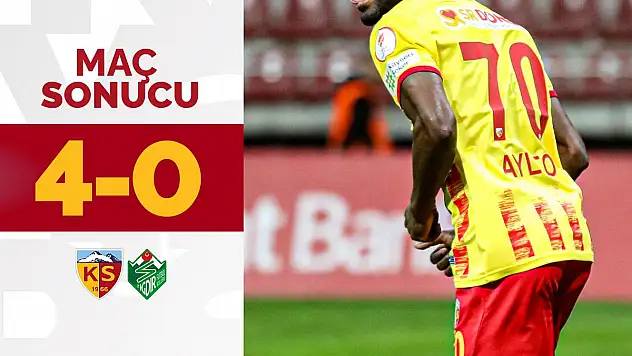 Kayserispor 4-0 Iğdır FK