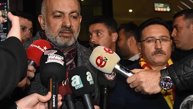 Kayserispor Başkanı Çamlı, Moralimi hiç bozmadım