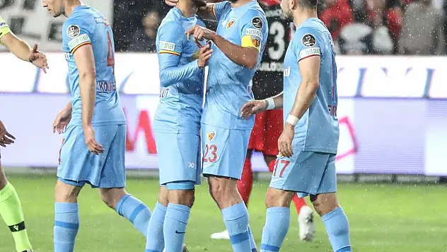 KAYSERİSPOR GAZİANTEP DE 1 PUAN ALDI