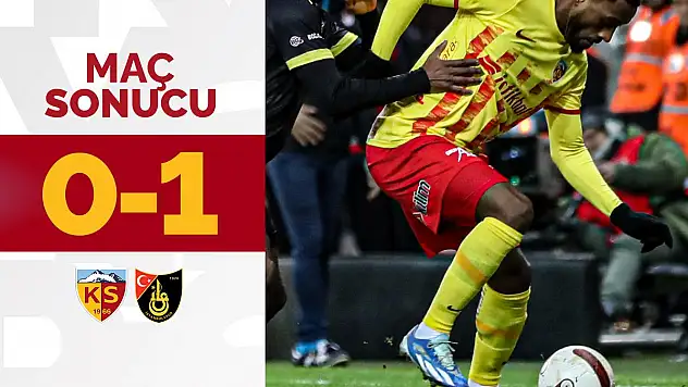 Kayserispor kümeye doğru 0-1
