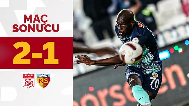 Kayserispor ligi mağlup bitirdi