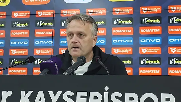 Kayserispor Teknik Direktörü Moe: Büyük hayal kırıklığı içindeyim