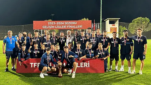 Kayserispor U17 Elit B Ligi'ni üçüncü olarak tamamladı