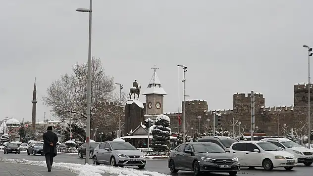 Kayseri'ye Kış Geri Geliyor