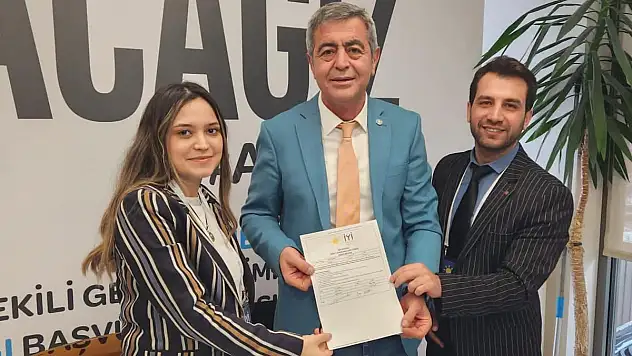 Kazım Yücel, milletvekili aday adaylığı başvurusunda bulundu