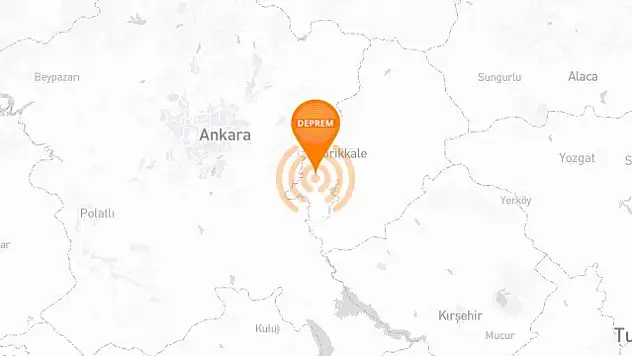 Kırıkkale'de deprem meydana geldi