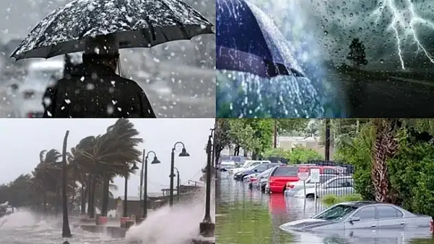 Kış geri geldi! Kuvvetli yağışlar Anadolu'yu sarıyor