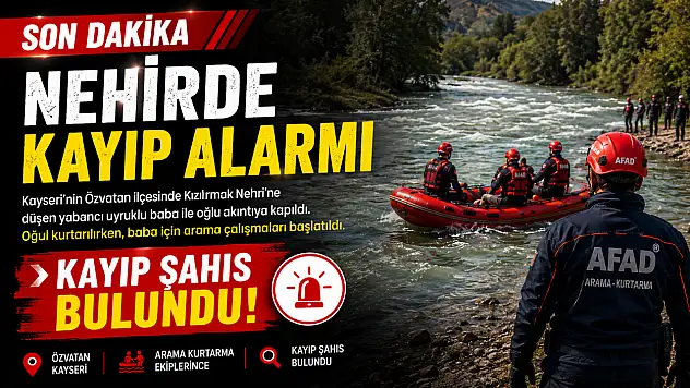 Kızılırmak'ta Kayıp Babanın Cansız Bedenine Ulaşıldı