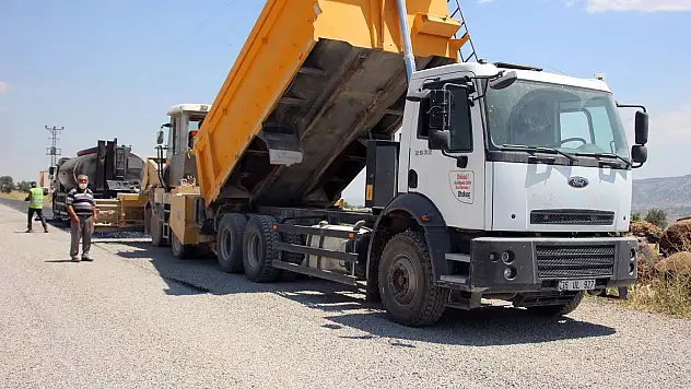 Kızkapanlı'ya sathi kaplama asfalt