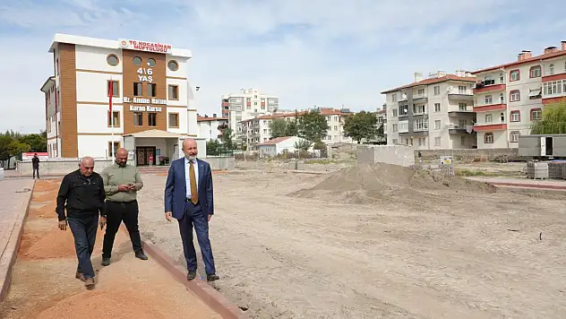 KOCASİNAN DA PARK ÇALIŞMALARI