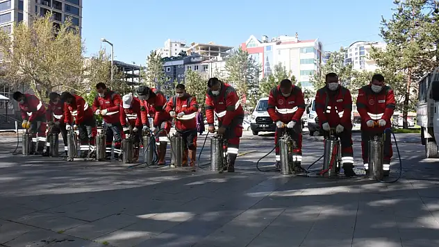 Kocasinan ilaçlama çalışması yaptı