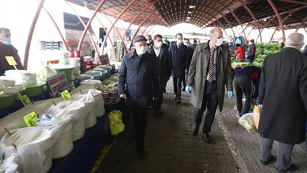 KOCASİNAN'IN PAZAR YERLERİNDE TÜM TEDBİRLER EN ÜST SEVİYEDE
