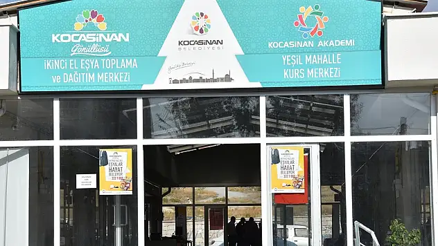 KOCASİNAN'DA İKİNCİ EL EŞYALAR DEĞERLENİYOR