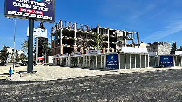 KONTEYNER BASIN SİTESİ TAMAMLANDI