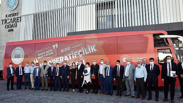 Kooperatifçilik Otobüsü Kayseri de