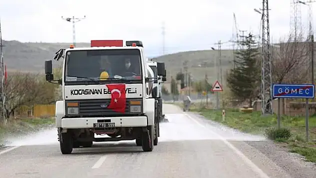 Köyler Dezenfekte ediliyor
