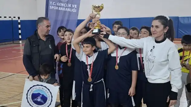 Küçük erkekler voleybol il müsabakaları tamamlandı