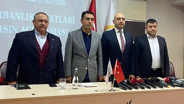 Kurbanlık tavsiye fiyatları açıklandı