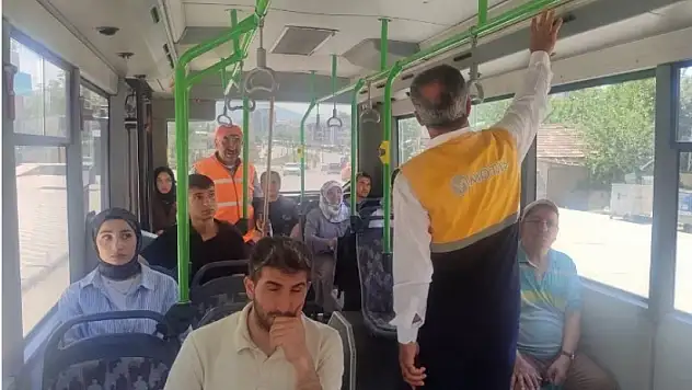 Malatya Büyükşehir'den otobüslerin klimalarına yazlık bakım