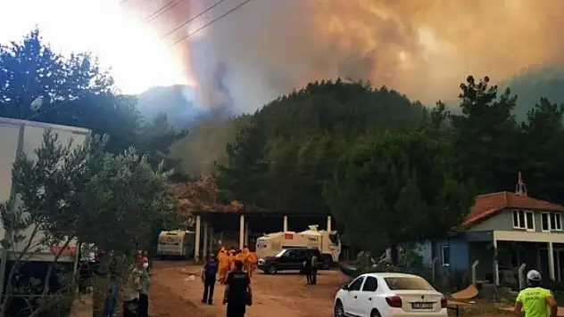 Marmaris yangınında üçüncü gün