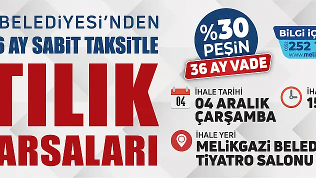 Melikgazi Belediyesi Resmi İlan