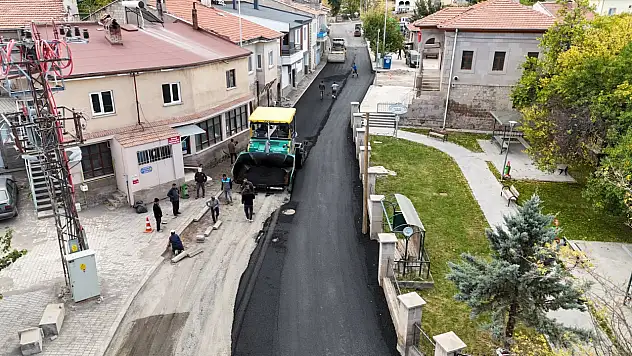 Melikgazi'de 12 Km yeni asfalt yol