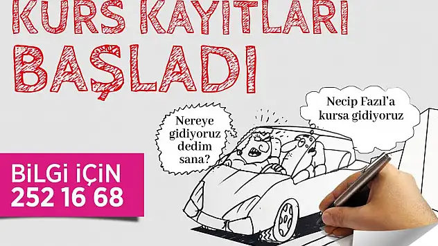 Melikgazi'de Karikatür Kursu Açılıyor