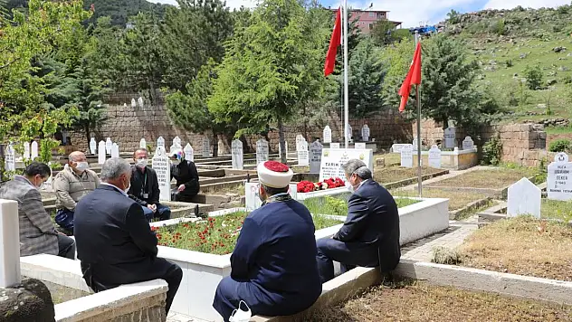 MELİKGAZİ'NİN 40 MEZARLIĞINDA DUA EDİLDİ