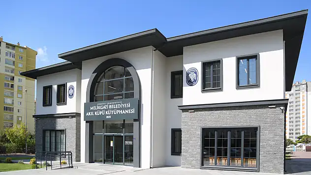 Melikgazi'ye yeni akıl küpü kütüphanesi