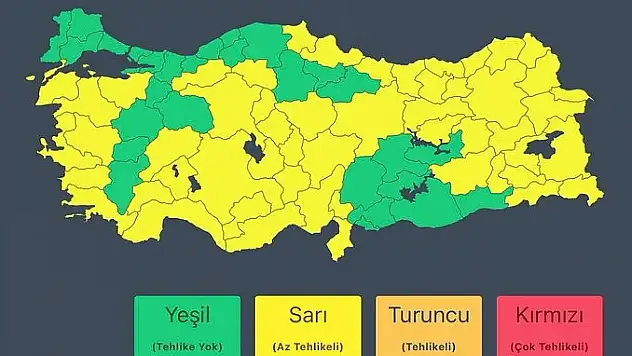 Meteorolojiden Kayseri için sarı kodlu uyarı