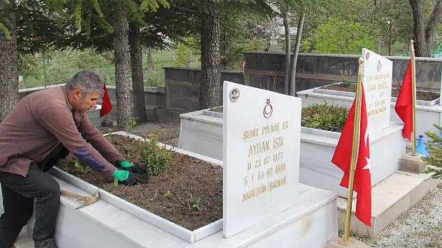 MEZARLIKLARDA TEMİZLİK ÇALIŞMASI