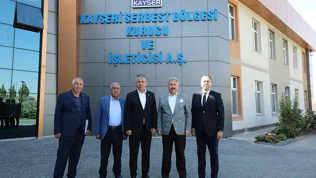 Çopuroğlu, Kayseri serbest bölge'yi inceledi