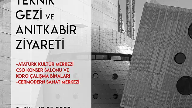 MİMARLAR ODASI 19 MAYIS'TA ANKARA'DA