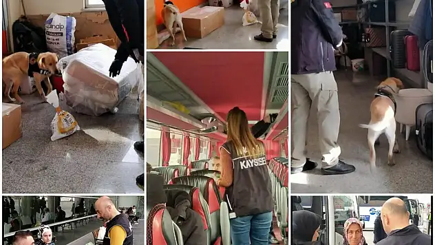 'Narko Alan' uygulamasında 7 otobüs, 42 kişi sorgulandı