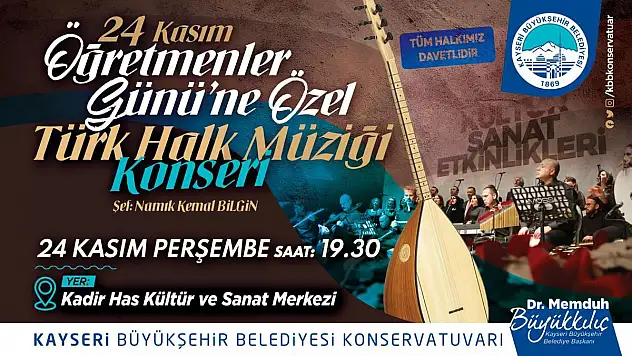 ÖĞRETMENLER GÜNÜ'NE ÖZEL KONSER