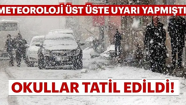 Okullar Tatil Edildi! Yarın Hangi Okullar Tatil Edildi? 26 Aralık Okul Tatili