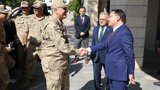 Orgeneral Ali Çardakcı Kayseri'de