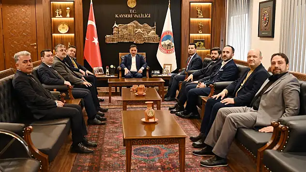 OSB Başkanı Yalçın'dan Vali Çiçek'e Ziyaret