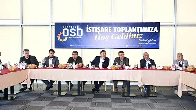OSB DE İSTİŞARE TOPLANTISI