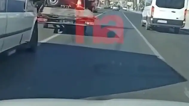Oto kurtarma aracı kazaya neden oldu