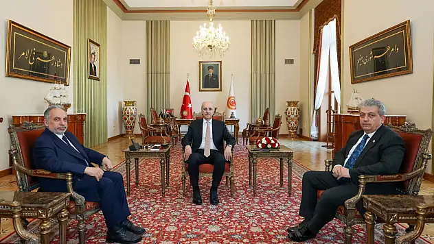 Özsoy ve Yalçın'dan TBMM Başkanı Kurtulmuş'a Ziyaret