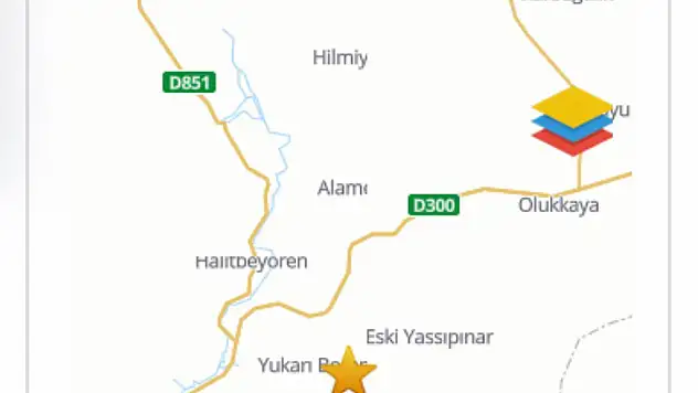 Pınarbaşı ilçesinde 1 dakika arayla 2 deprem