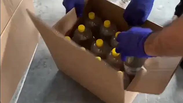 Polis ekipleri 3 bin 848 Litre etil alkol ele geçirdi